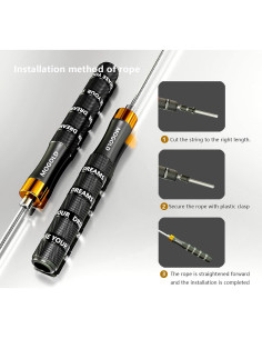 Cuerda de Salto Ajustable MOGOLD 3m - Antideslizante y Ergonómica 2