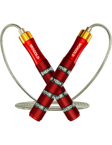 Cuerda de Salto Ajustable MOGOLD 3m - Antideslizante y Ergonómica