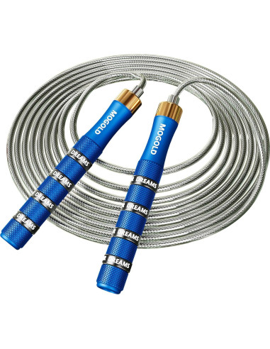 Cuerda de Salto Ajustable MOGOLD 3m - Antideslizante y Ergonómica