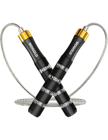 Cuerda de Salto Ajustable MOGOLD 3m - Antideslizante y Ergonómica