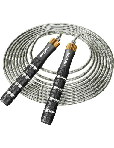 Cuerda de Salto Ajustable MOGOLD 3m - Antideslizante y Ergonómica