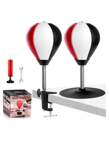 Bolsa de Boxeo de Escritorio YORWHIN con Ventosa y Resorte