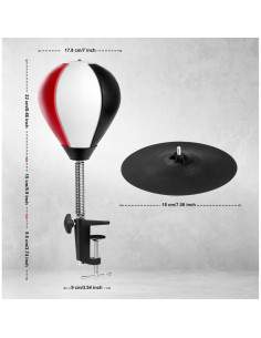 Bolsa de Boxeo de Escritorio YORWHIN con Ventosa y Resorte 2