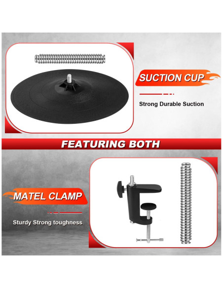 Bolsa de Boxeo de Escritorio YORWHIN con Ventosa y Resorte