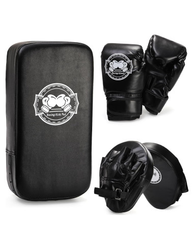 Set de Boxeo 3-en-1 Cididu para Niños - Guantes y Almohadilla