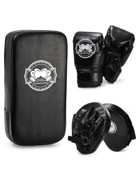 Set de Boxeo 3-en-1 Cididu para Niños - Guantes y Almohadilla