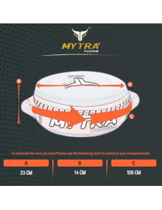 Almohadillas de Kickboxing Mytra Fusion Redondas - Gris/Rojo 2