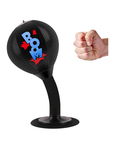 Bolsa de Boxeo de Escritorio DR.YYDF con Resorte y Ventosa