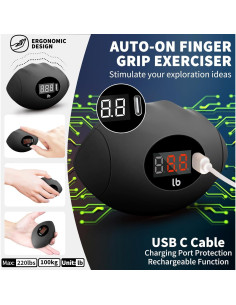 Fortalecedor de Agarre Digital DIOTUSS 100kg Ergonómico 2