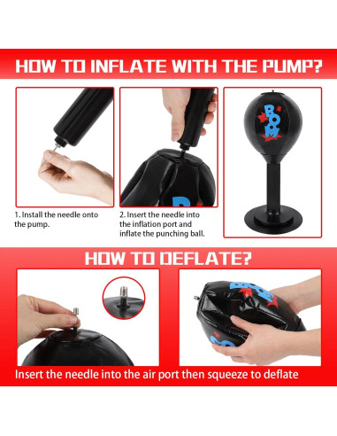 Bolsa de Boxeo de Escritorio DR.YYDF con Resorte y Ventosa