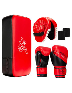 Set de Guantes de Boxeo ZERUIDM para Niños 4-en-1