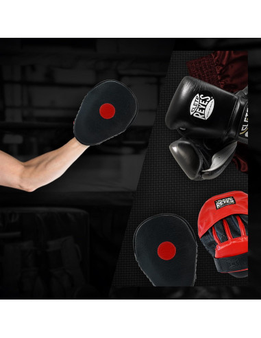 Guantes de Boxeo CLETO REYES Curvados para Entrenamiento Rojo
