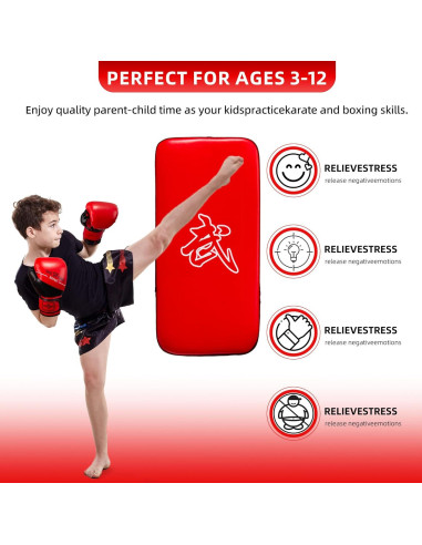 Set de Guantes de Boxeo ZERUIDM para Niños 4-en-1