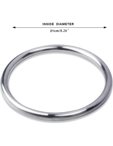 Anillo de Acero Inoxidable Tongcamo para Wing Chun - 21 cm