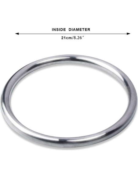 Anillo de Acero Inoxidable Tongcamo para Wing Chun - 21 cm