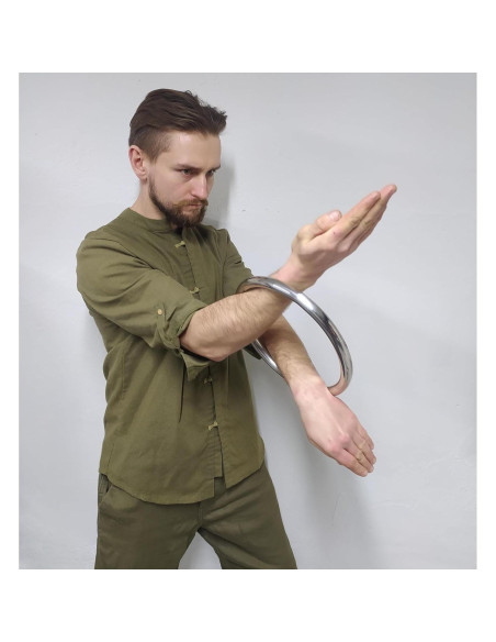 Anillo de Acero Inoxidable Tongcamo para Wing Chun - 21 cm