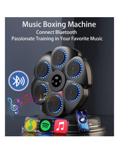 Máquina de Boxeo Musical Buvyuotu con Guantes y 9 Modos 2