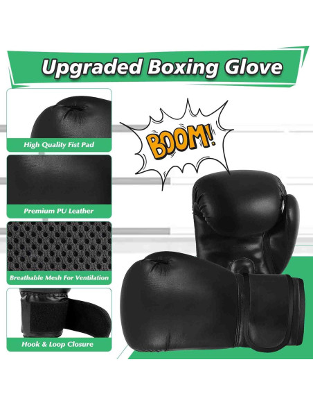 Saco de Boxeo para Niños YORWHIN 2.7ft con Guantes 6oz