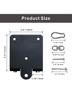 Soporte para Saco de Boxeo Pesado YZZHAJ Montaje en Pared 2