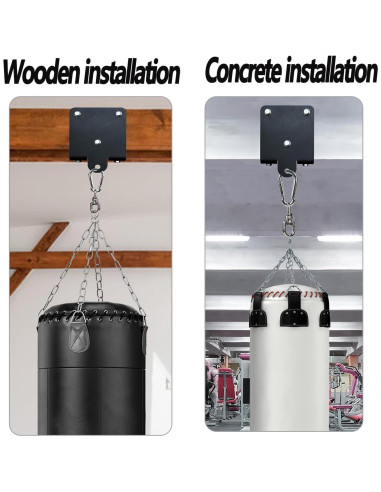 Soporte para Saco de Boxeo Pesado YZZHAJ Montaje en Pared