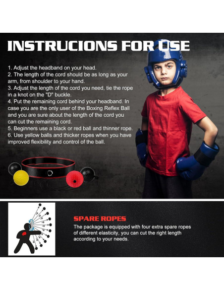 Conjunto de Boxeo KTEBO con 4 Pelotas y 2 Bandas Ajustables Conjunto de Boxeo KTEBO con 4 Pelotas y 2 Bandas Ajustables