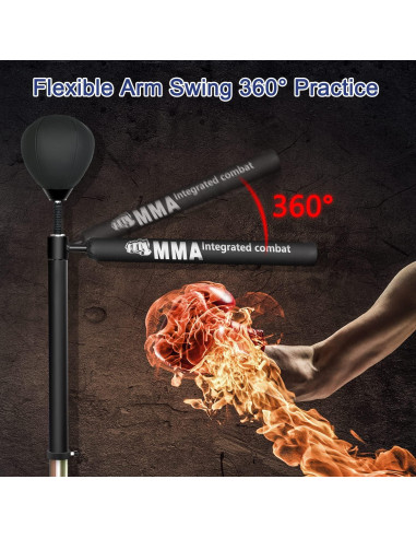 Entrenador de Velocidad de Boxeo INNOLIFE Ajustable 1.47-1.83m