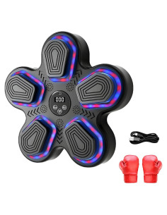 Máquina de Boxeo Musical ALSO GO 2025, 5 Objetivos, Bluetooth