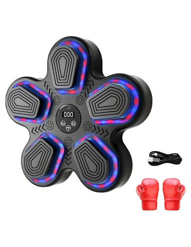 Máquina de Boxeo Musical ALSO GO 2025, 5 Objetivos, Bluetooth
