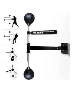 Barra de Boxeo Giratoria INNOLIFE con 2 Pelotas de Velocidad