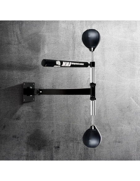 Barra de Boxeo Giratoria INNOLIFE con 2 Pelotas de Velocidad