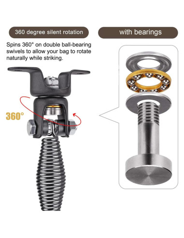 Soporte para Saco de Boxeo BeneLabel con Resorte 158.8 kg
