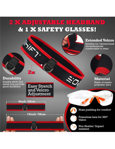 Bola de Reflexión de Boxeo Soul Shift - Paquete Familiar con Gafas
