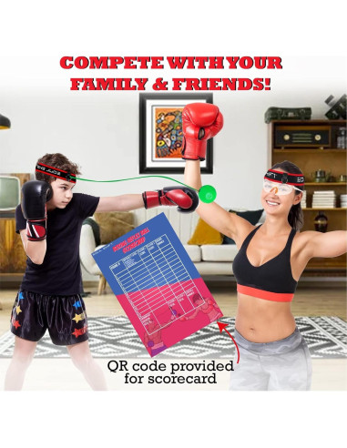 Bola de Reflexión de Boxeo Soul Shift - Paquete Familiar con Gafas