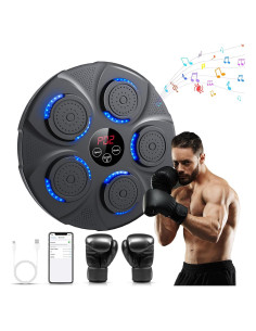 Máquina de Boxeo Musical NVKHG HJ-003 con Guantes - Entrenamiento en Casa