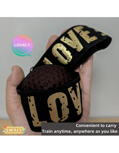 Bola de Entrenamiento de Reacción de Boxeo Genérico - Negra