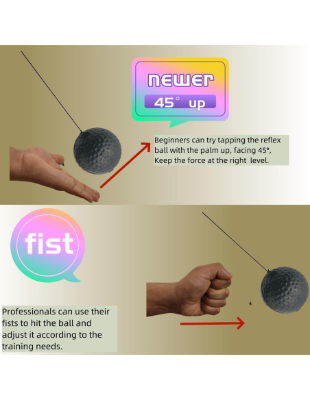 Bola de Entrenamiento de Reacción de Boxeo Genérico - Negra