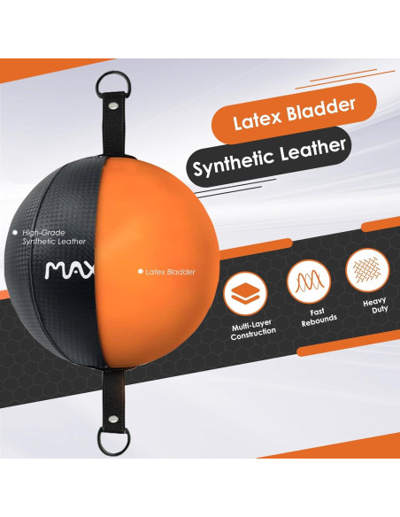 Bola de Doble Extremo MaxxMMA con Bomba y Accesorios