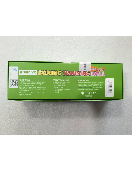 Paquete Familiar de Pelotas de Boxeo TEKXYZ - 4 Pelotas de Reflexión