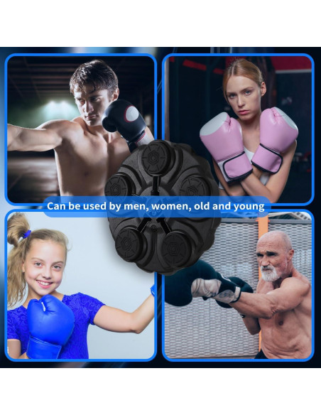 Máquina de Boxeo Musical SHENGSHI MBM1500 con Guantes - Entrenador Interactivo para Adultos y Niños Máquina de Boxeo Musical SHENGSHI MBM1500 con Guantes - Entrenador Interactivo para Adultos y Niños