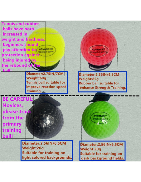 Conjunto de entrenamiento de boxeo KANGHUANG con bola de reflejos Conjunto de entrenamiento de boxeo KANGHUANG con bola de reflejos