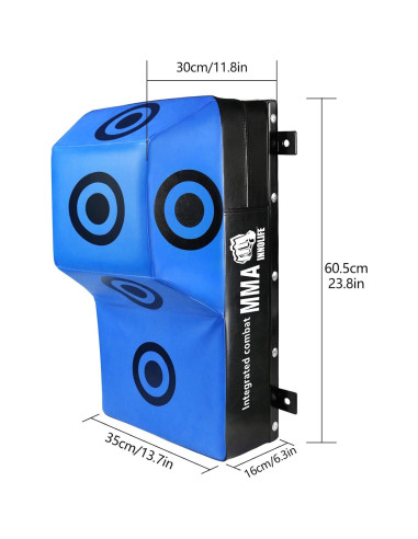 Bolsa de Boxeo Montaje en Pared INNOLIFE 60.5x34.8 cm