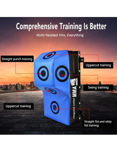 Bolsa de Boxeo Montaje en Pared INNOLIFE 60.5x34.8 cm