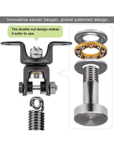 Soporte de Bolsa de Boxeo BeneLabel BHBC-04-1 con Resorte