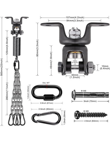 Soporte de Bolsa de Boxeo BeneLabel BHBC-04-1 con Resorte
