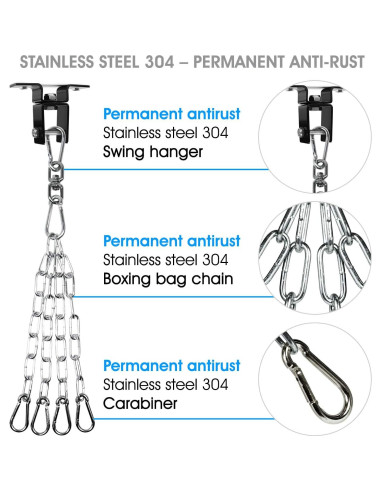 Soporte Giratorio para Saco de Boxeo Yes4All - 68 kg