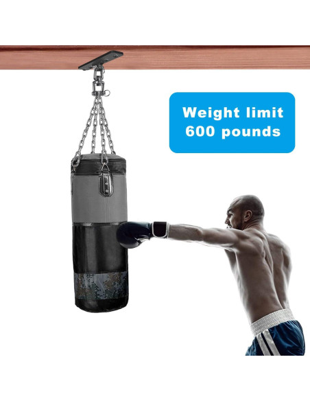 Soporte de Techo para Bolsa Pesada Lifeswell 272 kg Rotación 360