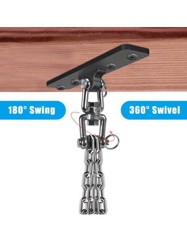 Soporte de Techo para Bolsa Pesada Lifeswell 272 kg Rotación 360