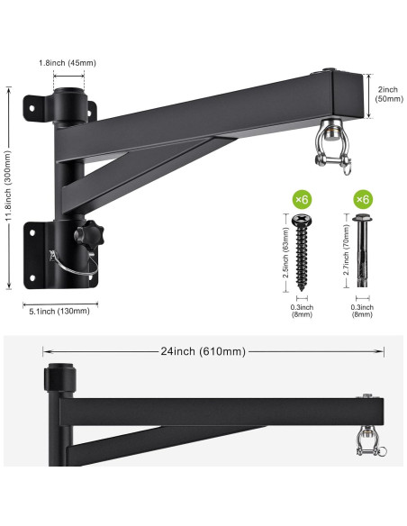 Soporte de Bolsa de Boxeo BeneLabel 24" Plegable 800 LB