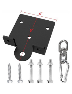 Soporte para Saco de Boxeo Homydom 158 kg Acero Negro 2
