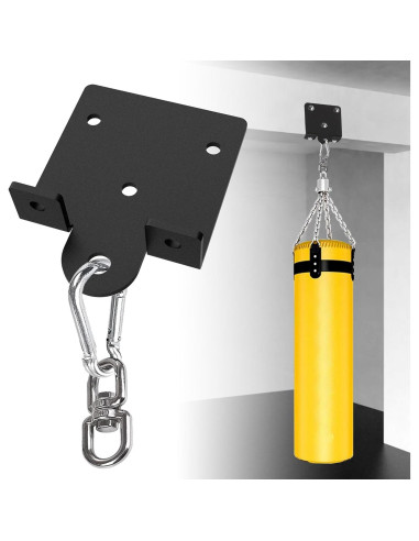 Soporte para Saco de Boxeo Homydom 158 kg Acero Negro